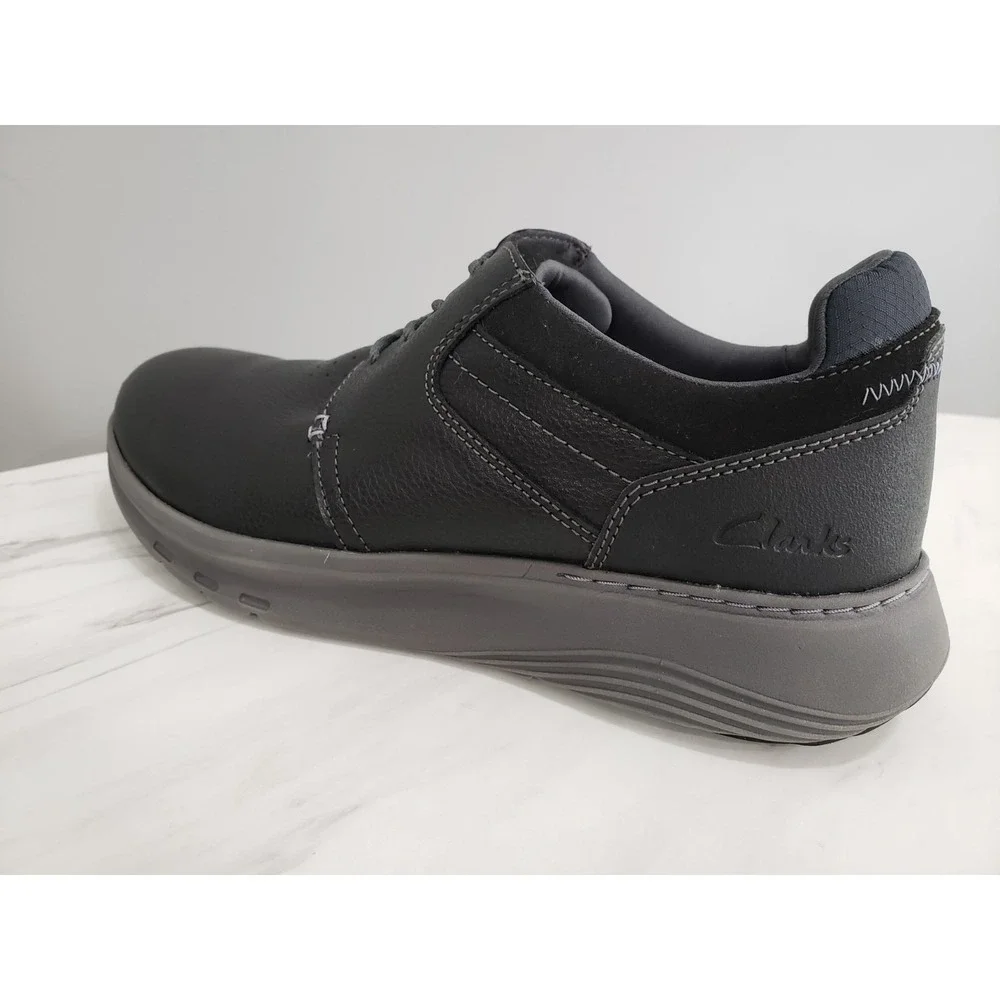NEW WITHOUT BOX SIZE 9.5 Clarks MenS Motion Trek PT Black Leather 26179455 Shoes